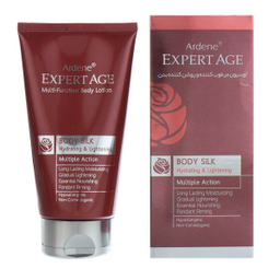 لوسیون مرطوب کننده وروشن کننده بدن آردن (Ardene) سری Expert Age مدل Body Silk حجم 150 میلی لیتر