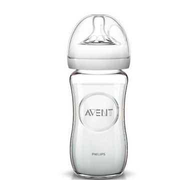 شیشه شیر اونت (Avent) بدنه پیرکس گنجایش 240 میلی لیتر