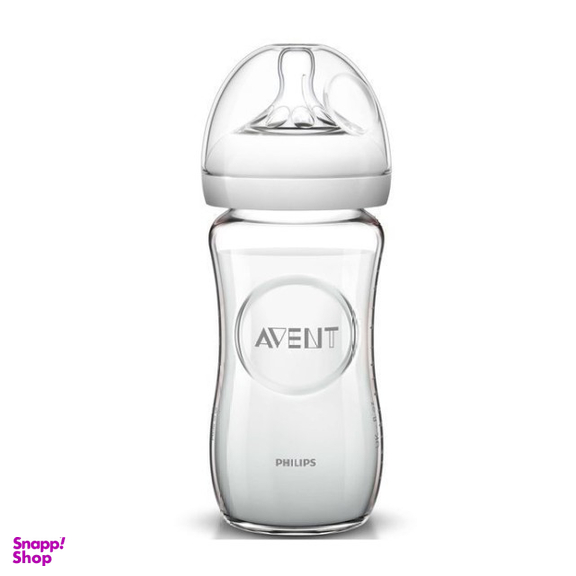 شیشه شیر اونت (Avent) بدنه پیرکس گنجایش 240 میلی لیتر