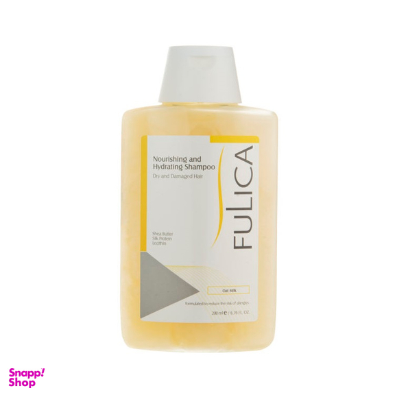 شامپو مو فولیکا (Fulica) مدل تقویت کننده و ترمیم کننده سولفات فری حجم 200 میلی لیتر