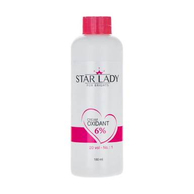 کرم اکسیدان استار لیدی (Star Lady) شماره 1 شش درصدی حجم 180 میلی‌ لیتر