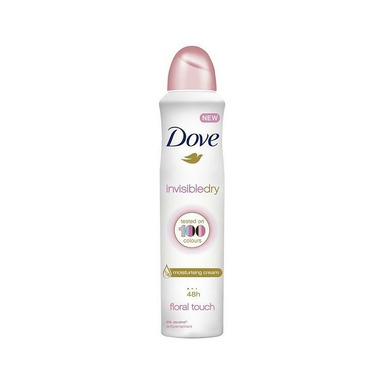 اسپری زنانه داو سری Invisible Dry مدل Floral Touch حجم 250 میلی لیتر