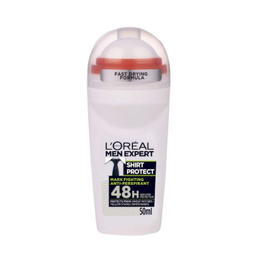 رول ضد تعریق آقایان 48 ساعته لورال (LOreal) مدل Shirt Protect حجم 50 میلی لیتر