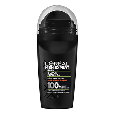 رول دیودورانت لورال (Loreal) مدل 48 ساعته Black Mineral حجم 150 میلی لیتر