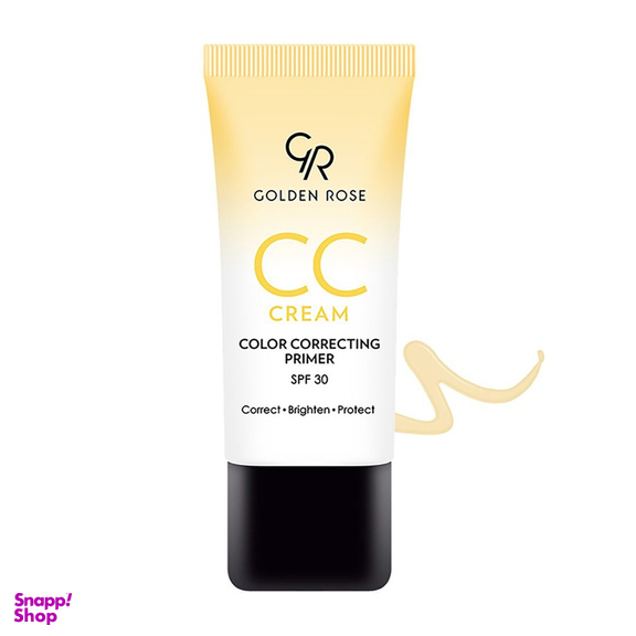 سی سی کرم زرد گلدن رز (Golden Rose) حجم 30 میلی لیتر