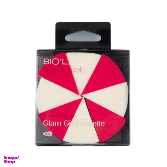 اسفنج آرایشی بیول (Biol) مدل Glam Girl Roulette بسته 8 عددی