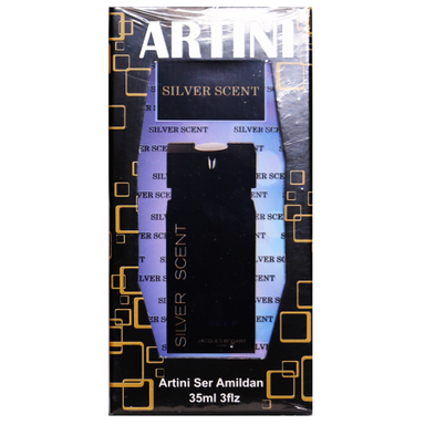 عطر جیبی مردانه آرتینی (Artini) مدل Silver Scent حجم 35 میلی لیتر
