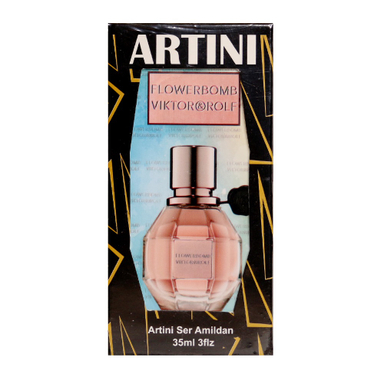 عطر جیبی زنانه آرتینی (Artini) مدل Flower Bomb حجم 35 میلی لیتر
