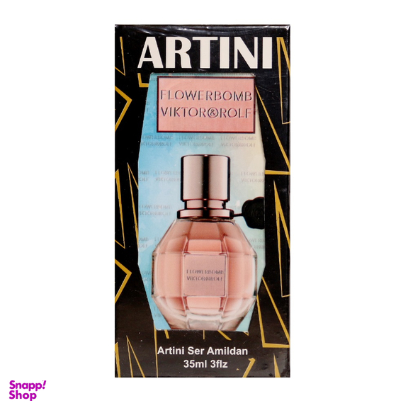 عطر جیبی زنانه آرتینی (Artini) مدل Flower Bomb حجم 35 میلی لیتر