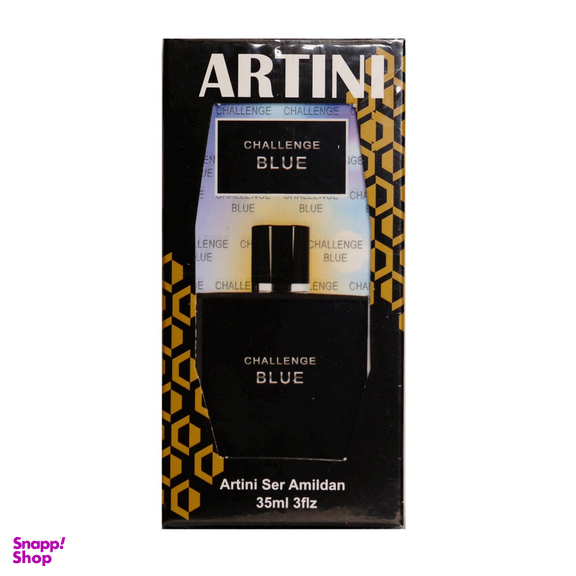 عطر جیبی مردانه آرتینی (Artini) مدل Blue Challenge حجم 35 میلی لیتر