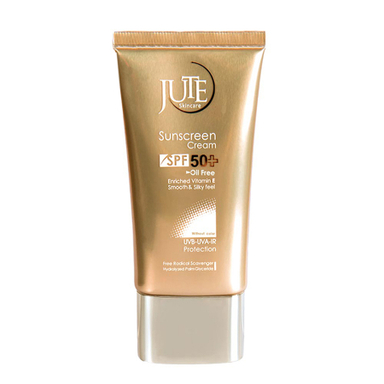 کرم ضد آفتاب بی رنگ ژوت (Jute) با SPF50 مناسب پوست چرب