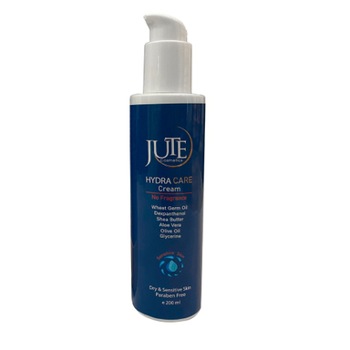 کرم آبرسان ژوت (Jute) مدل Hydra Care مناسب پوست های خشک و حساس حجم 200 میلی لیتر