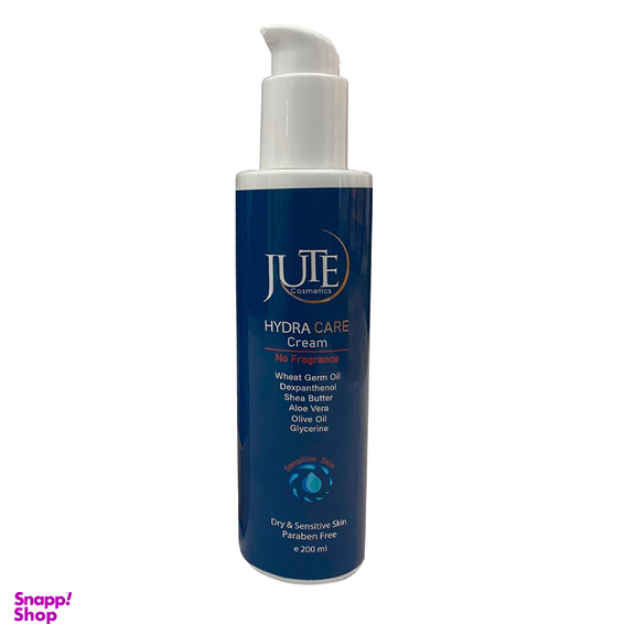 کرم آبرسان ژوت (Jute) مدل Hydra Care مناسب پوست های خشک و حساس حجم 200 میلی لیتر