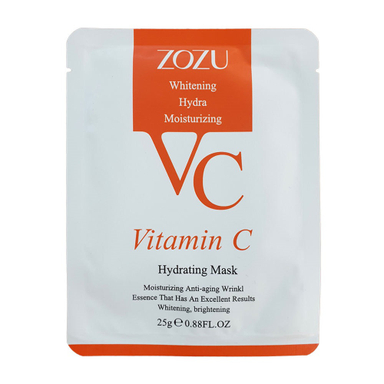 ماسک صورت نقابی زوزو (Zozu) مدل Vitamin C حجم 25 میلی لیتر