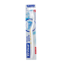 مسواک تریزا (Trisa) مدل Pearl white با برس نرم