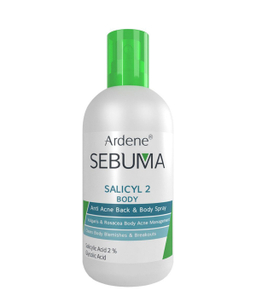 اسپری ضد جوش بدن آردن (Ardene) سری Sebuma مدل Salicyl 2 حجم 250 میلی‌ لیتر