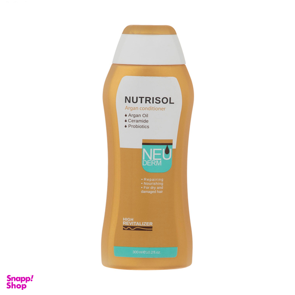 بسته شامپو و نرم کننده مو نیودرم (Neuderm) مدل Argan حجم 300 میلی‌لیتر
