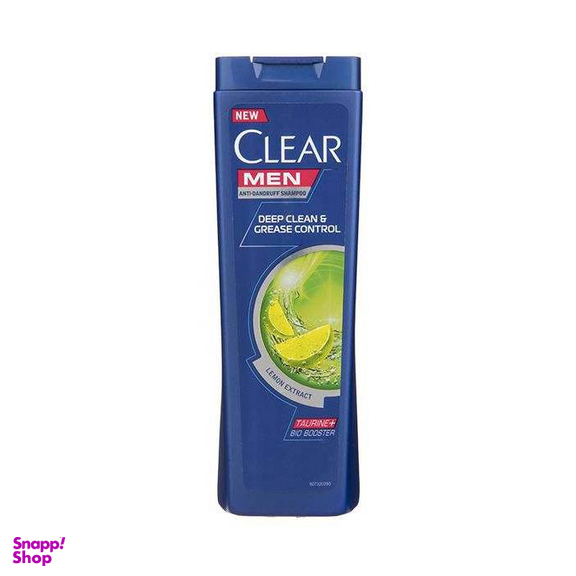 شامپو مردانه ضد شوره کلیر (Clear) مدل Deep Clean & Grease Control حجم 400 میلی لیتر