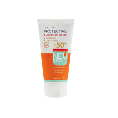 کرم ضد آفتاب نیودرم (Neuderm) مدل Light Tinted رنگی حجم 50 میلی‌لیتر
