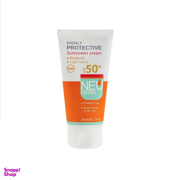 کرم ضد آفتاب نیودرم (Neuderm) مدل Light Tinted رنگی حجم 50 میلی‌لیتر