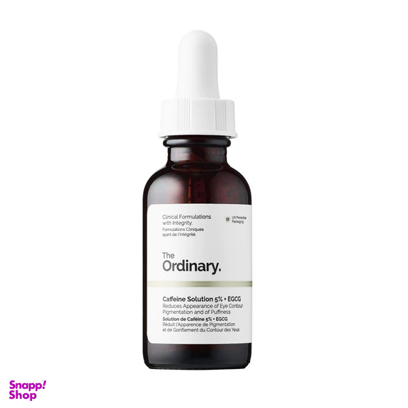 سرم دور چشم ضد تیرگی و پف اوردینری (The Ordinary) مدل Caffeine Solution 5% + EGCG حجم 30 میلی لیتر