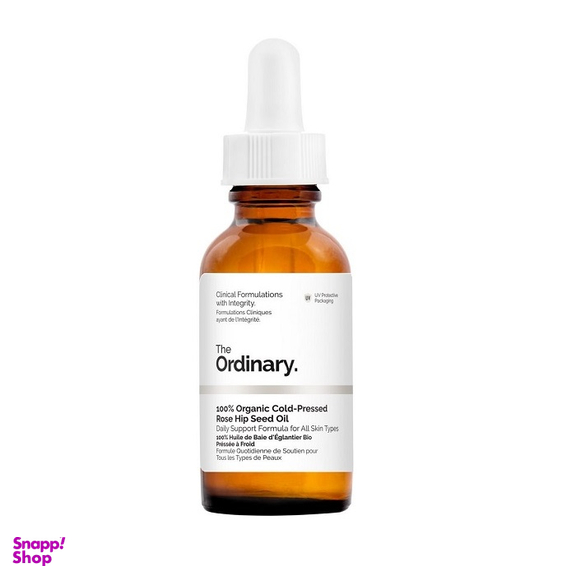 روغن رز هیپ اوردینری (Ordinary) مدل 100% Organic Cold-Pressed حجم 30 میلی لیتر