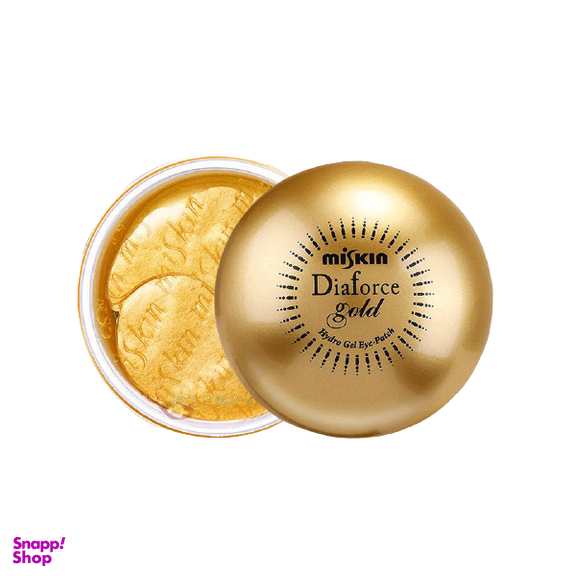 ماسک دور چشم طلا میسکین (Miskin) مدل Hydro gel Eye-patch بسته 60 عددی