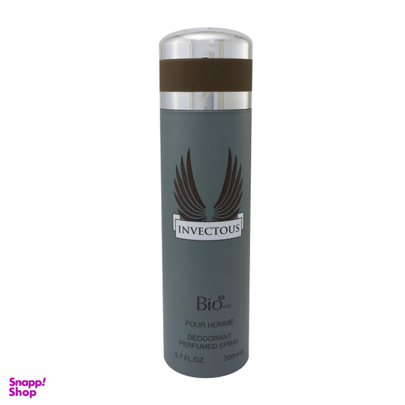 اسپری خوشبو کننده بدن مردانه بیو استار (Bio Star) مدل Invectous حجم 200 میلی لیتر