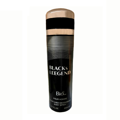 اسپری خوشبو کننده بدن مردانه بیو استار (Bio Star) مدل BLACKs LEEGEND حجم 200 میلی لیتر