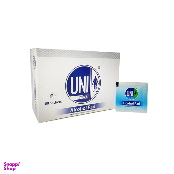 پد الکلی یونی مد (Uni Med) مدل 898 بسته 100 عددی