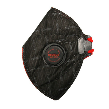 ماسک ان95 سیاه مداکس (Medoux) بسته 18 عددی