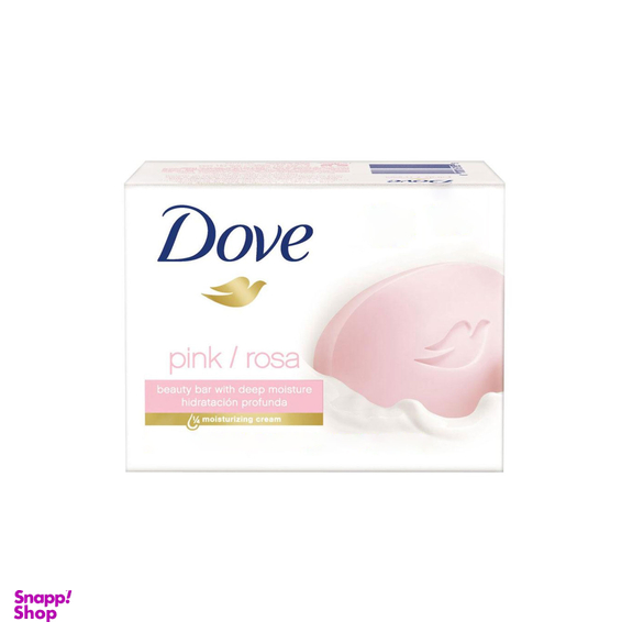 صابون صورتی داو (Dove) مدل Pink وزن 135 گرم