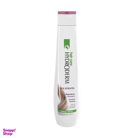 شامپو هیدرودرم مدل Silk Keratin حجم 400 میلی‌ لیتر