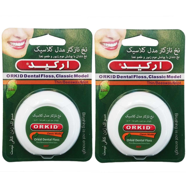 نخ دندان نازک ارکید مدل کلاسیک بسته 2 عددی