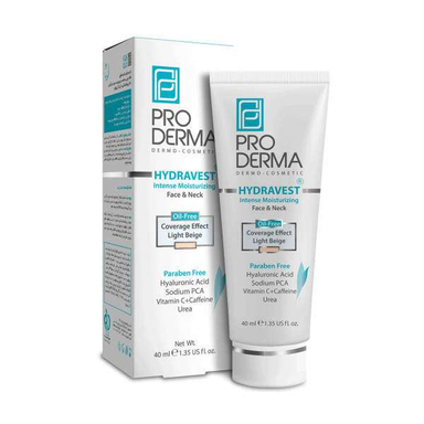 کرم مرطوب کننده پرودرما (Pro Derma) مدل Hydravest حجم 40 میلی لیتر