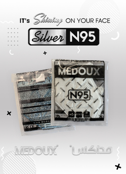 ماسک ان95 سیلور مداکس (Medoux) بسته 12 عددی