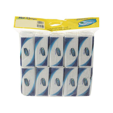 دستمال کاغذی 100 برگ آشتی (Ashti) بسته 10 عددی