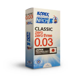 کاندوم بسیار نازک ناچ کدکس (Nach Kodex) مدل Classic Zero Three 0.03 بسته 12 عددی