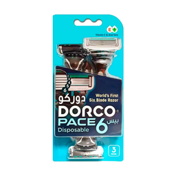 خودتراش مردانه دورکو (Dorco) مدل Pace 6 بسته 3 عددی