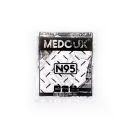 ماسک ان95 سیلور سفید مداکس (Medoux) بسته 1 عددی