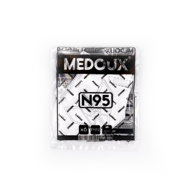 ماسک ان95 سیلور سفید مداکس (Medoux) بسته 1 عددی
