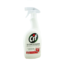 اسپری چند منظوره سیف (Cif) پاک کننده بهداشتی سطوح ULTRA HYGIENE حجم 750 میلی لیتری