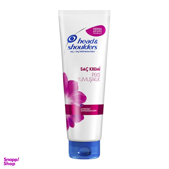 ماسک و کرم مو بانوان هد اند شولدرز (Head & Shoulders) مدل ipeksi yumusaklik مخصوص موهای رنگ شده و آسیب دیده حجم 275 میلی لیتر