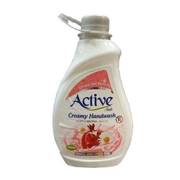 مایع دستشویی اکتیو (Active) رنگ کرمی صورتی حجم 2000میلی لیتر