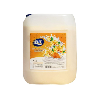 مایع دستشویی اوه (Ave) مدل کرمی با رایحه شیرو عسل حجم 20 لیتر