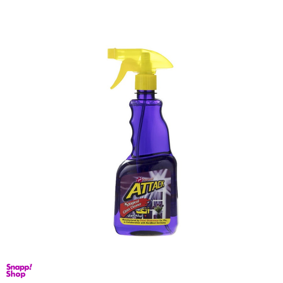 اسپری شیشه پاک کن اتک (Attack) مدل Purple