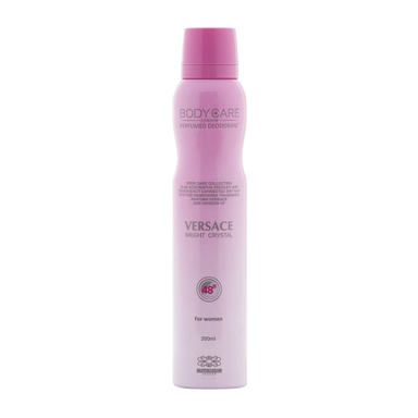 اسپری ضد تعریق بادی کر (Body Care) مدل Versace صورتی حجم 200 میلی‌لیتر
