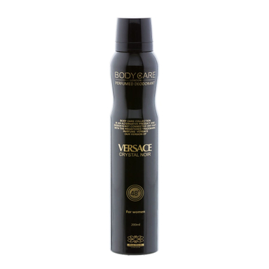 اسپری ضد تعریق بادی کر (Body Care) مدل Versace مشکی حجم 200 میلی‌لیتر