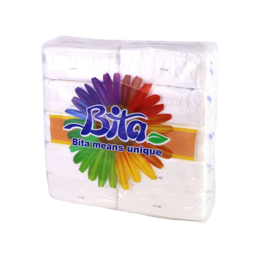 دستمال اقتصادی بیتا (Bita) مدل فلکسی بسته 10 عددی