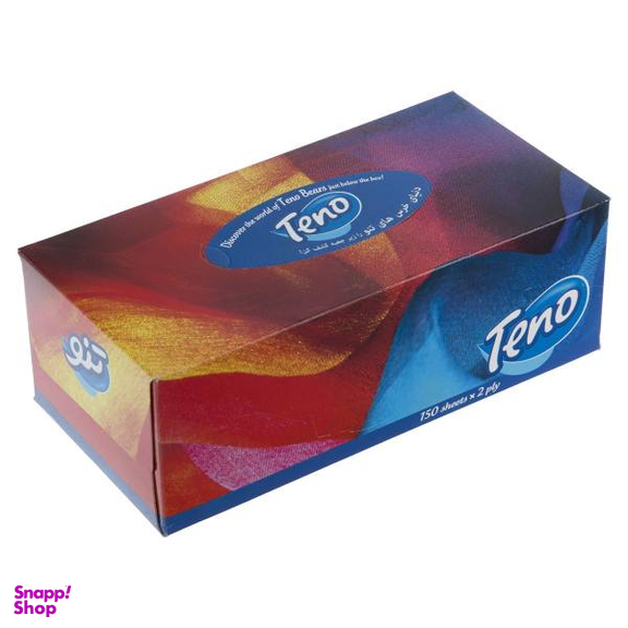 دستمال کاغذی تنو (Teno) بسته ای 150 برگ